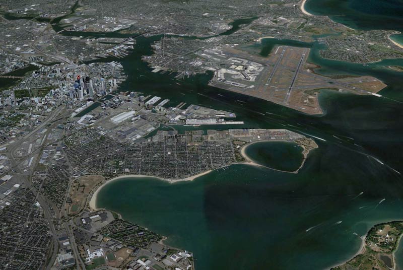 Geospatial image of water